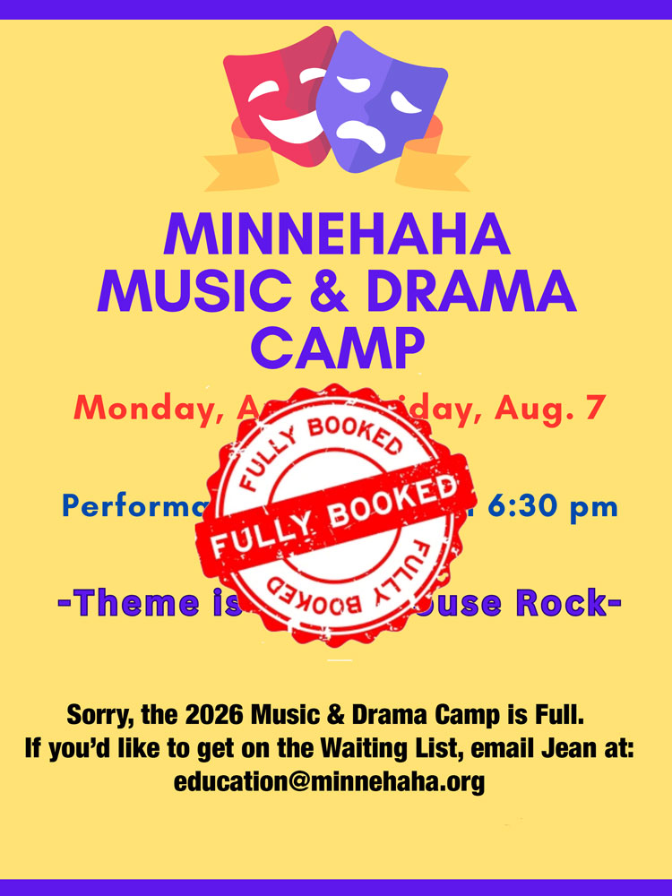 Music and Drama Camp is full...sorry